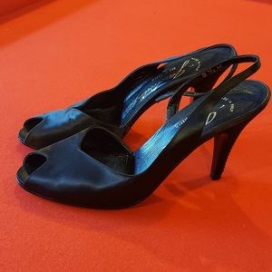vintage Garolini heels With rhinestones